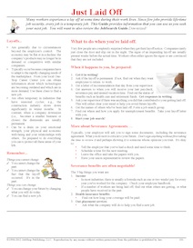 Just Laid Off Sample Guide
