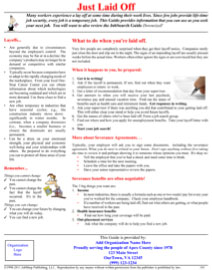 Just Laid Off Sample Guide